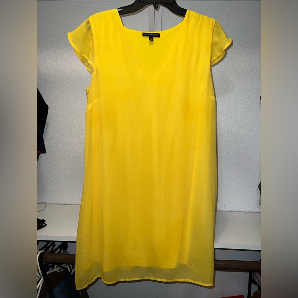 Yellow large women’s dress